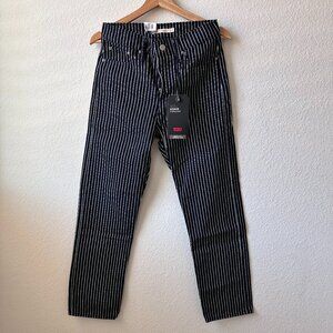 Levi’s Wedgie Straight Stripe Blue Jeans Size 27 & 28